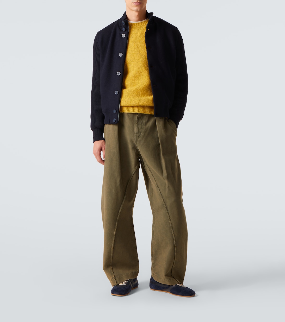 Down-paneled virgin wool cardigan | Moncler