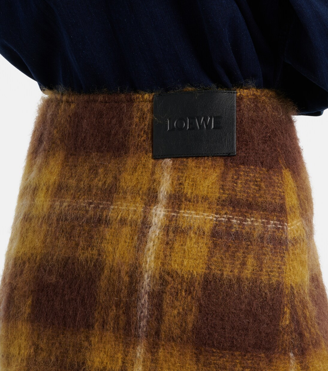 Minirock aus Mohair und Wolle | Loewe