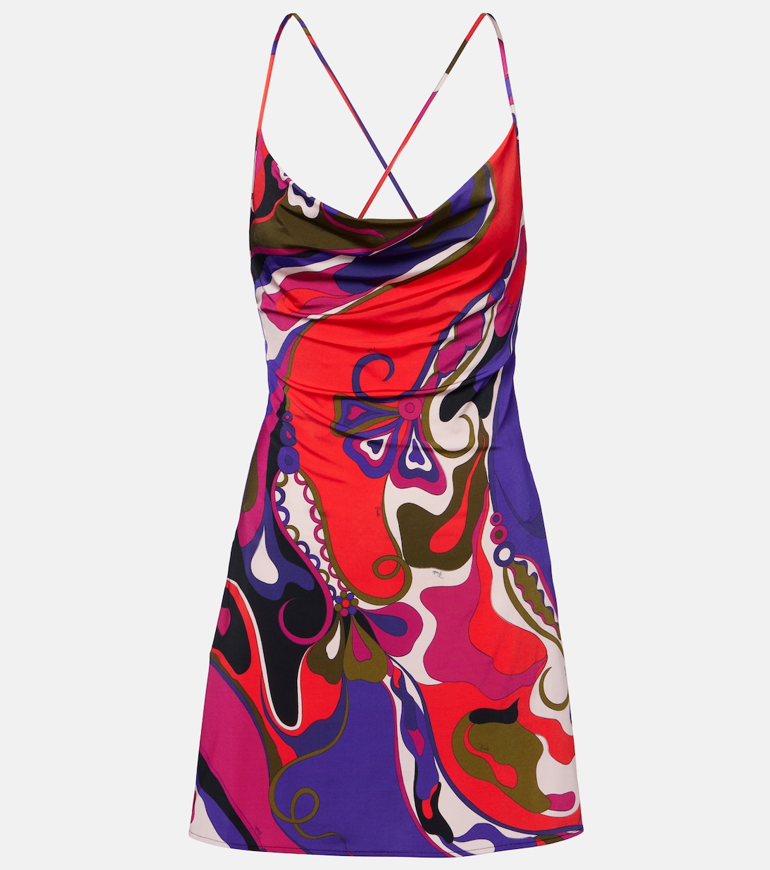 Orchidee satin jersey minidress | Pucci