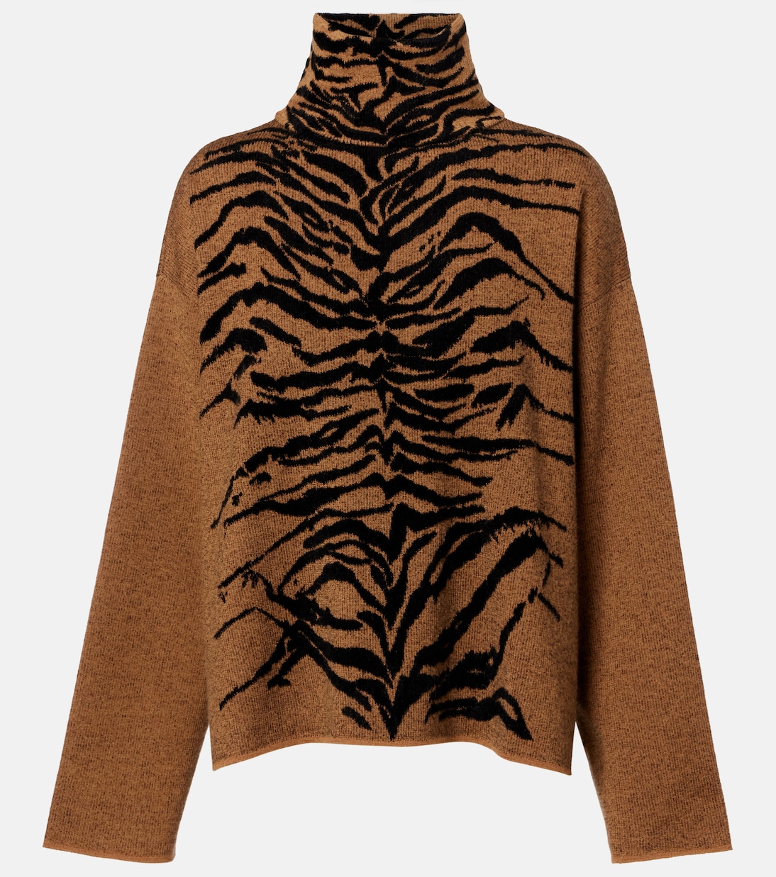 Jacquard turtleneck sweater | Alaïa
