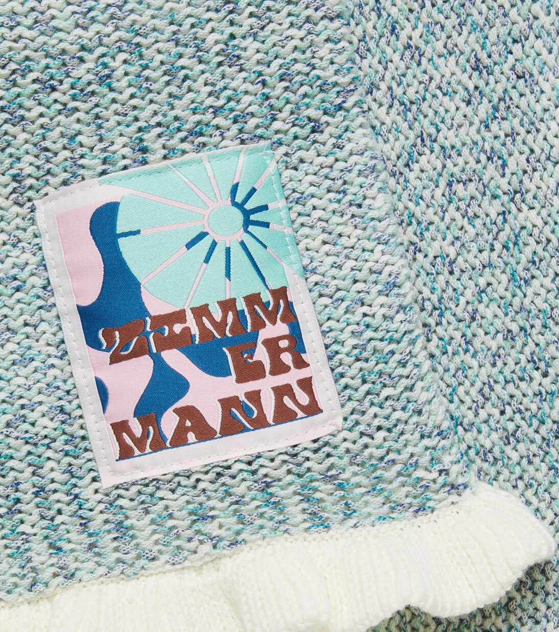 Knitted cotton-blend top | Zimmermann Kids