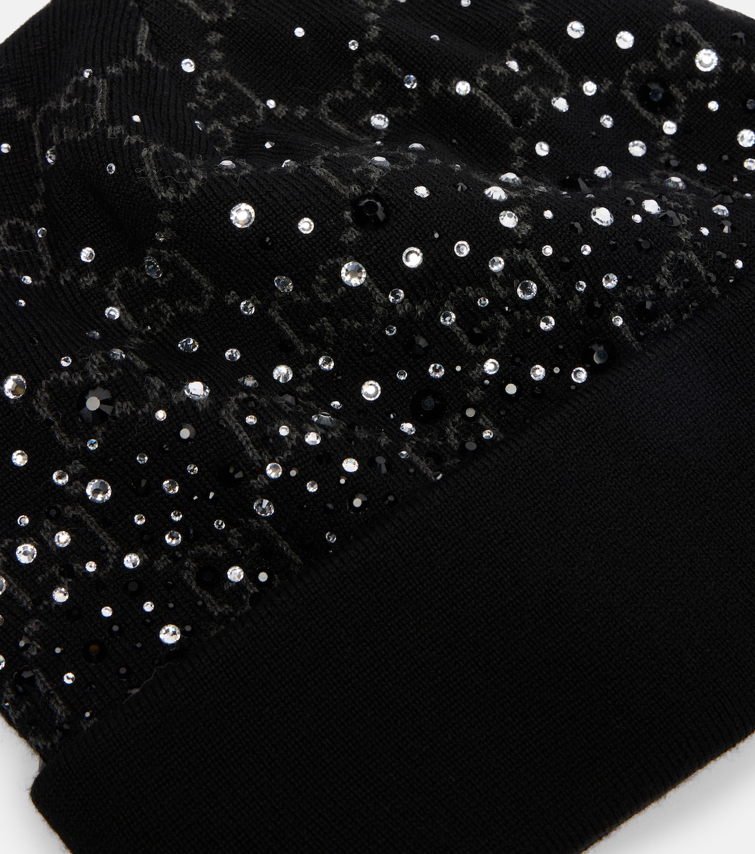 Gorro de lana con cristales GG | Gucci
