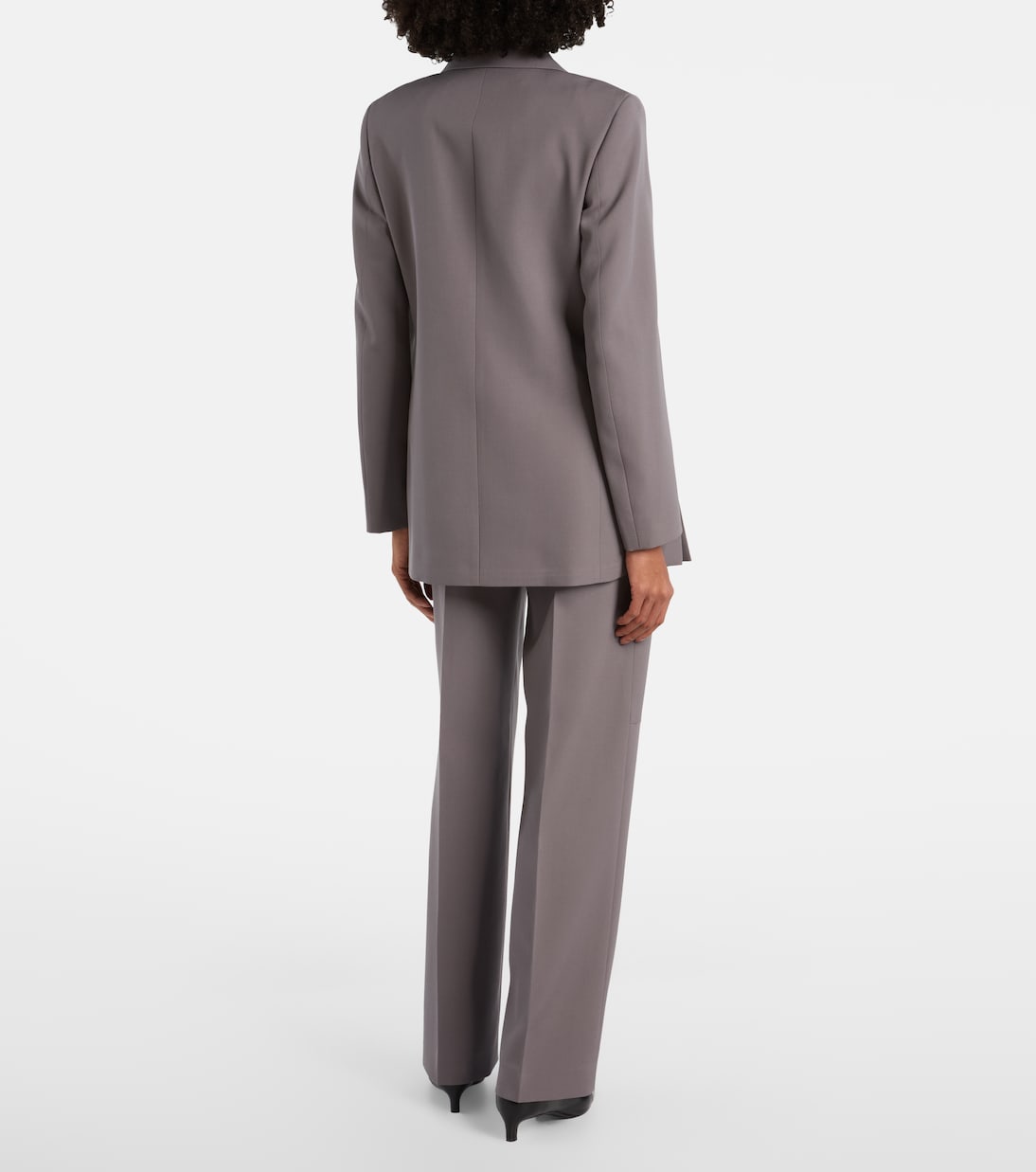 Wool gabardine wide-leg pants | Jil Sander