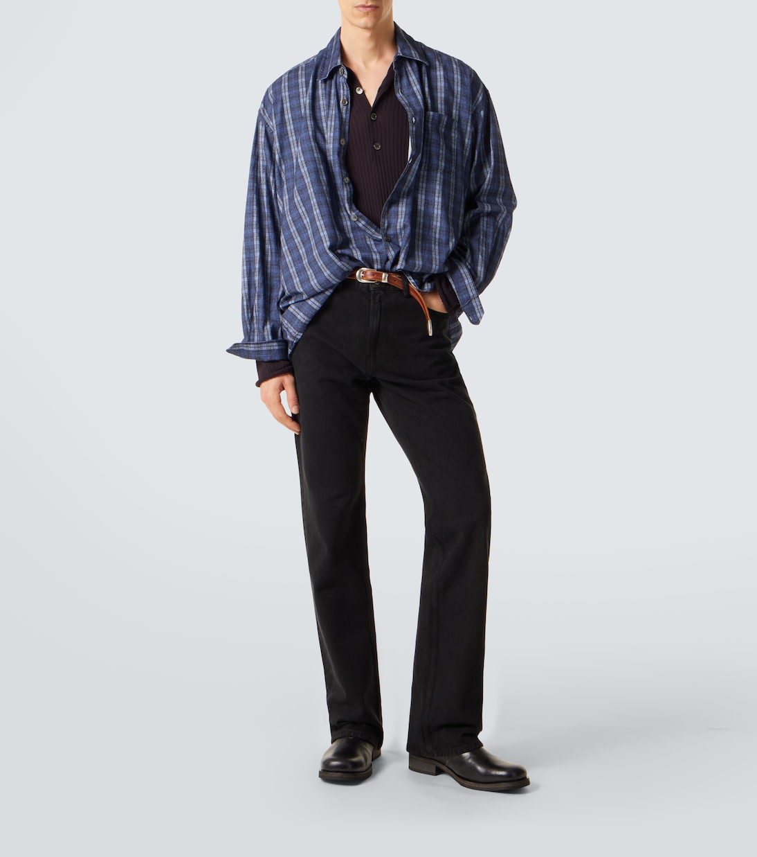 Top Fine Henley in cotone a coste | Our Legacy