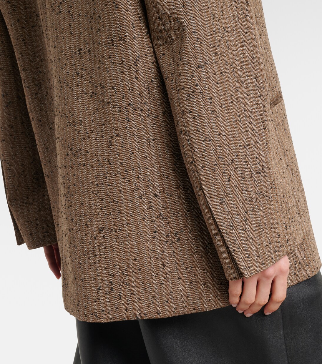 헤링본 울 블렌드 블레이저 | Róhe