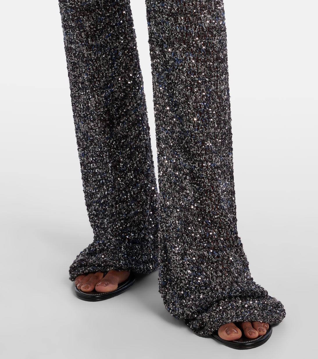 Hose aus Häkelstrick mit Pailletten | Missoni