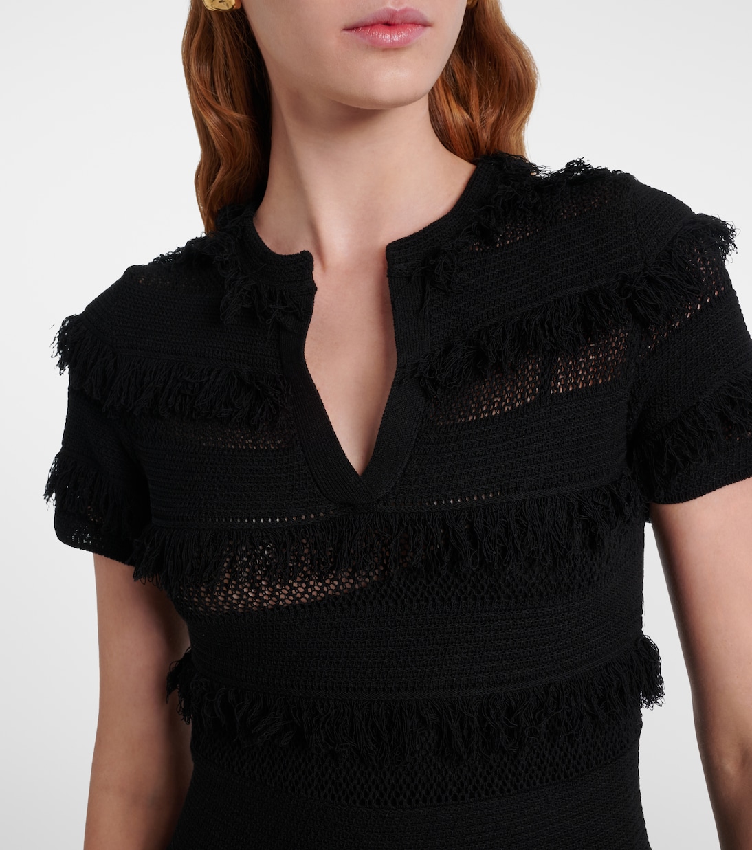 Grazia fringed midi dress | Max Mara