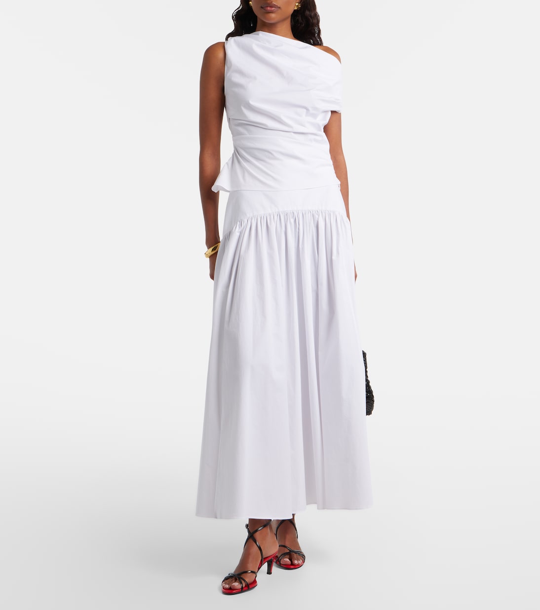 Maxirock Procida aus Baumwollpopeline | Staud