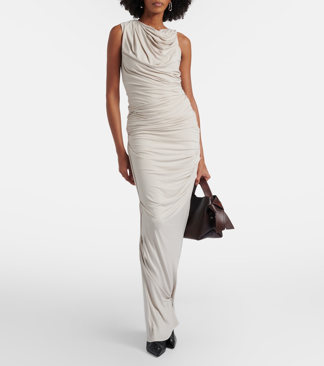 Draped maxi skirt | Entire Studios