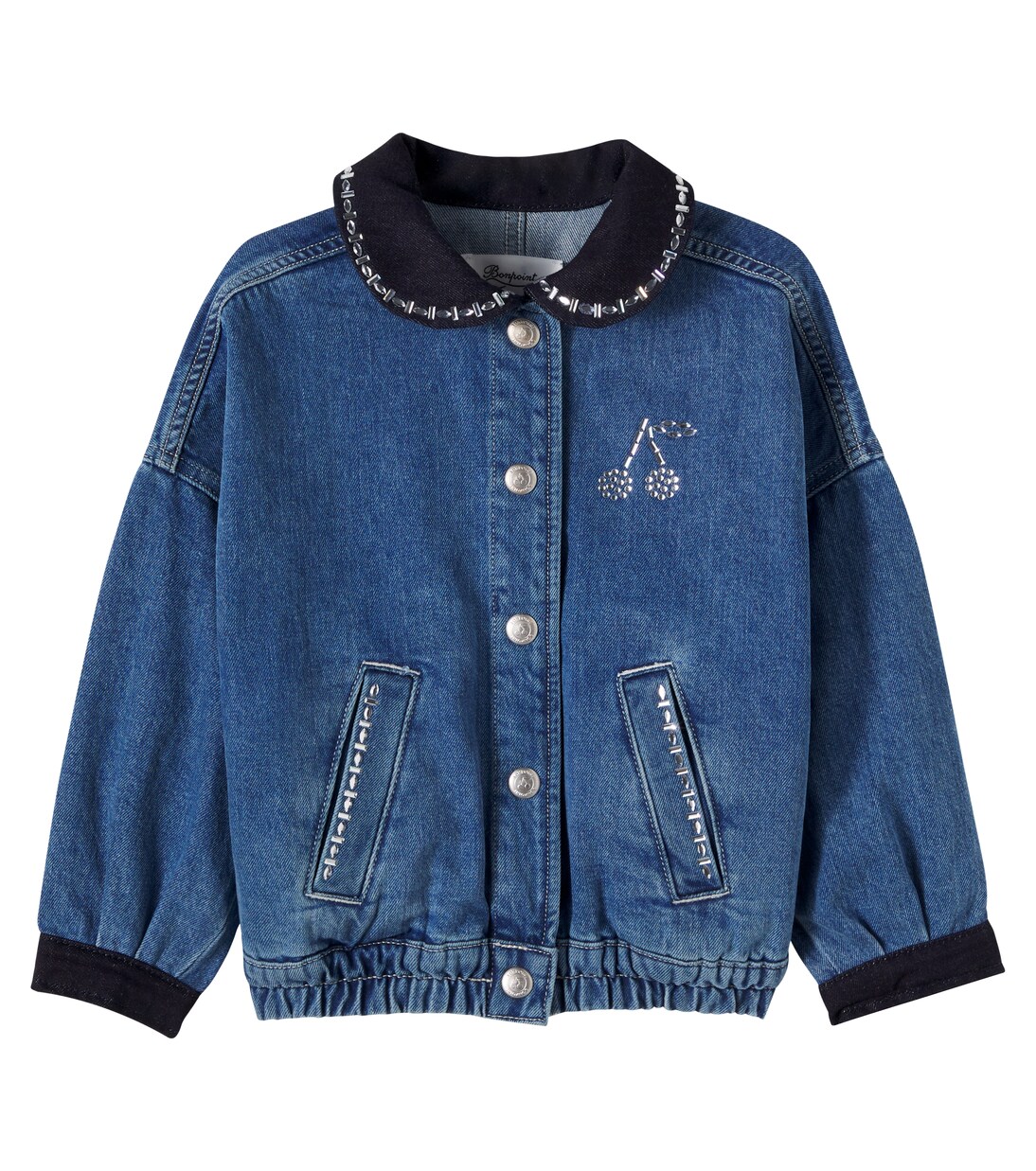 Lala embellished denim jacket | Bonpoint
