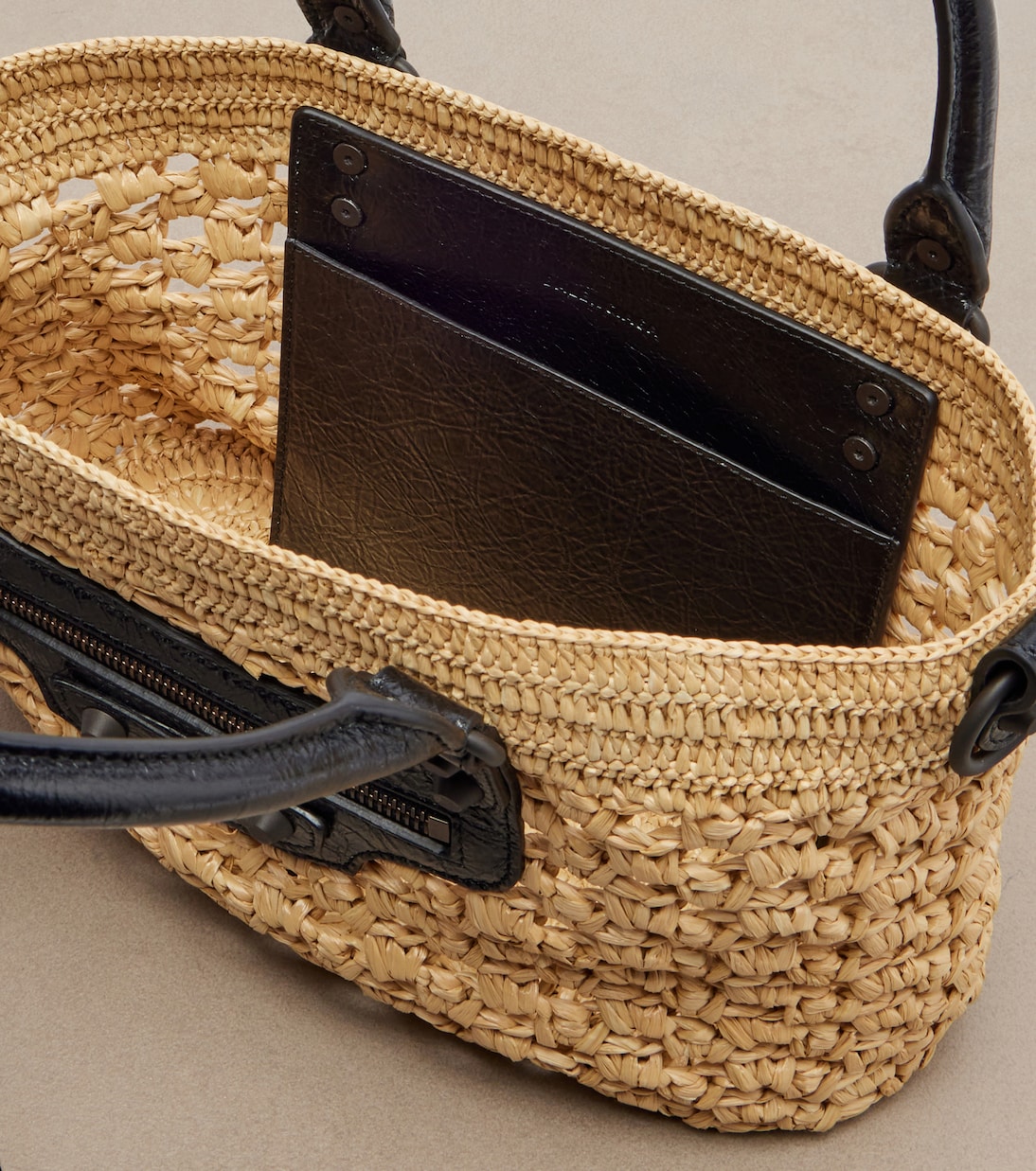 Le City Small raffia tote bag | Balenciaga