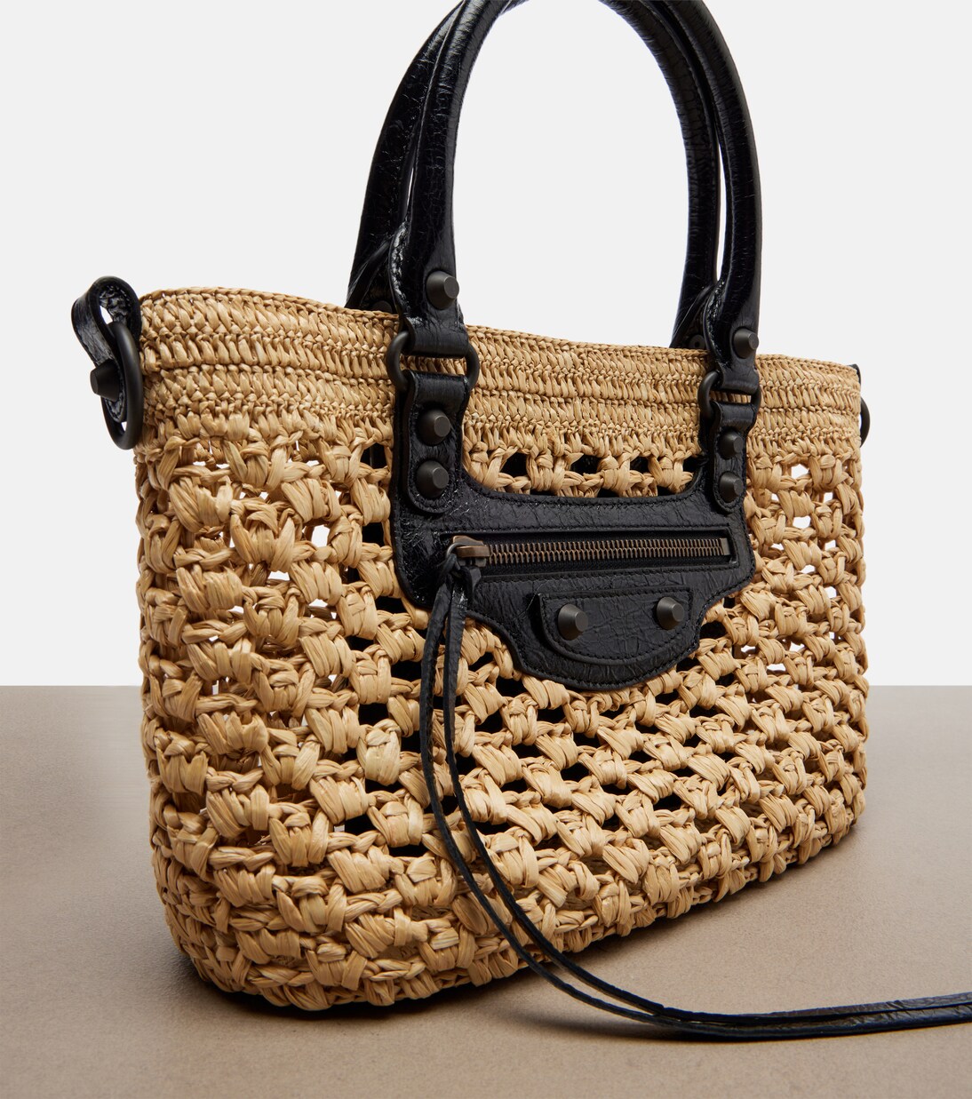Le City Small raffia tote bag | Balenciaga
