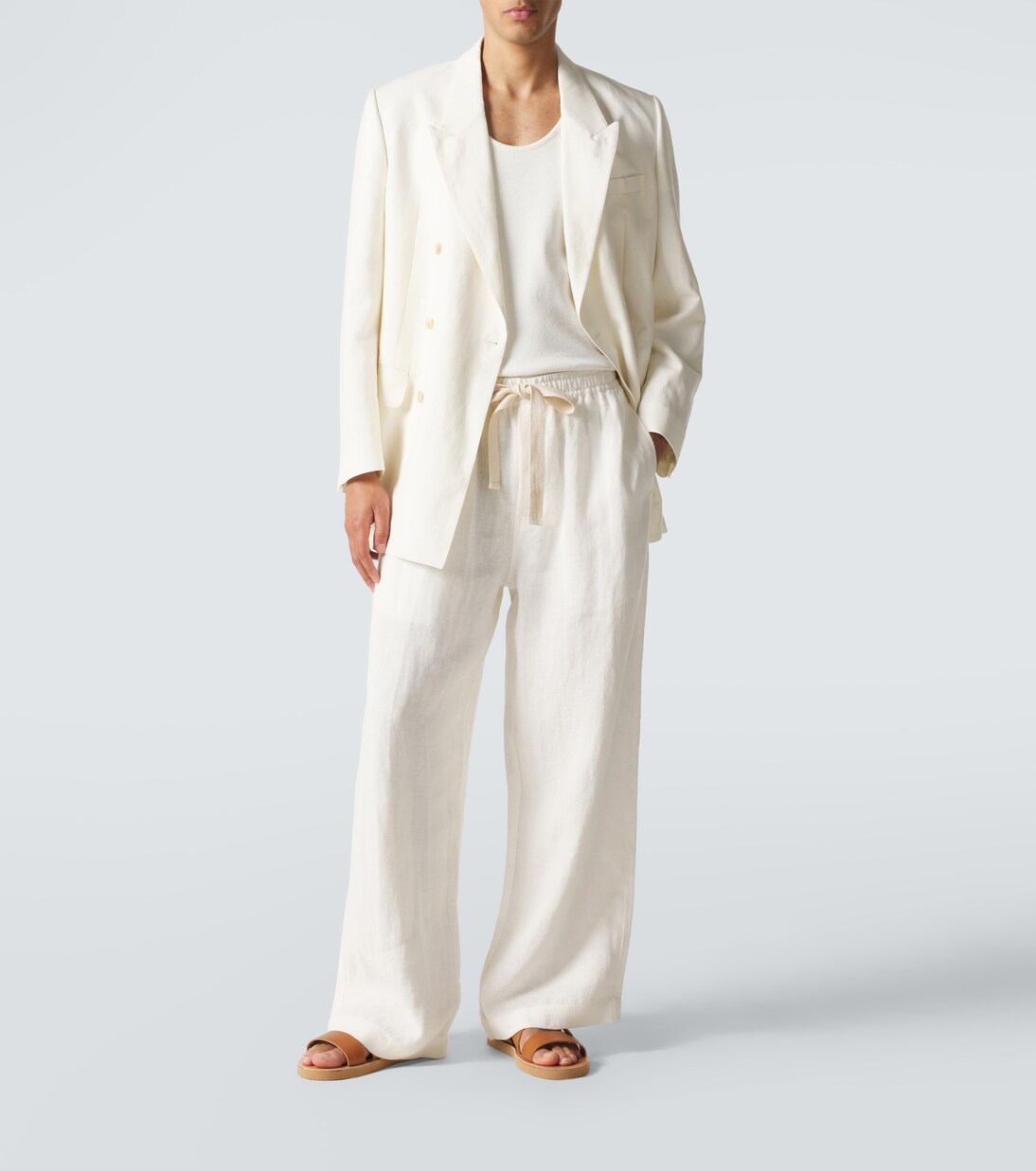 Miltos leather slingback sandals | Ancient Greek Sandals