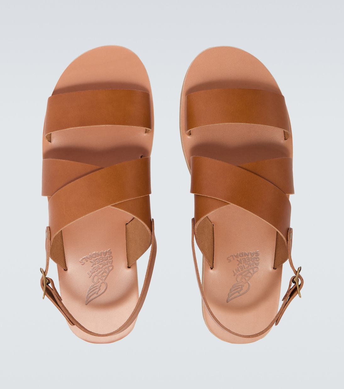 Miltos leather slingback sandals | Ancient Greek Sandals