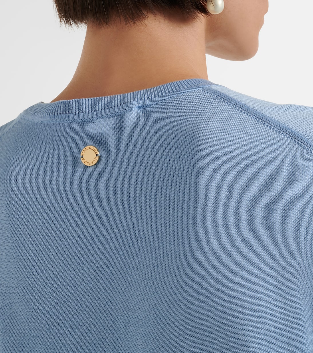 Pullover aus Seide und Baumwolle | Carolina Herrera