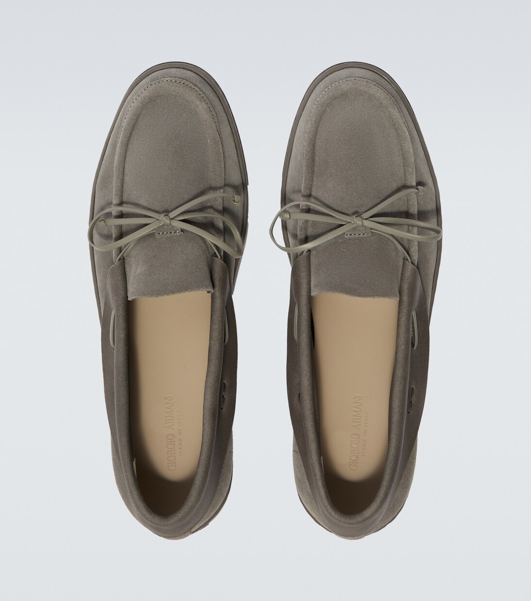 Verzierte Loafers aus Veloursleder | Giorgio Armani