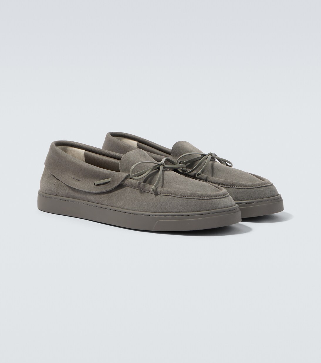 Verzierte Loafers aus Veloursleder | Giorgio Armani