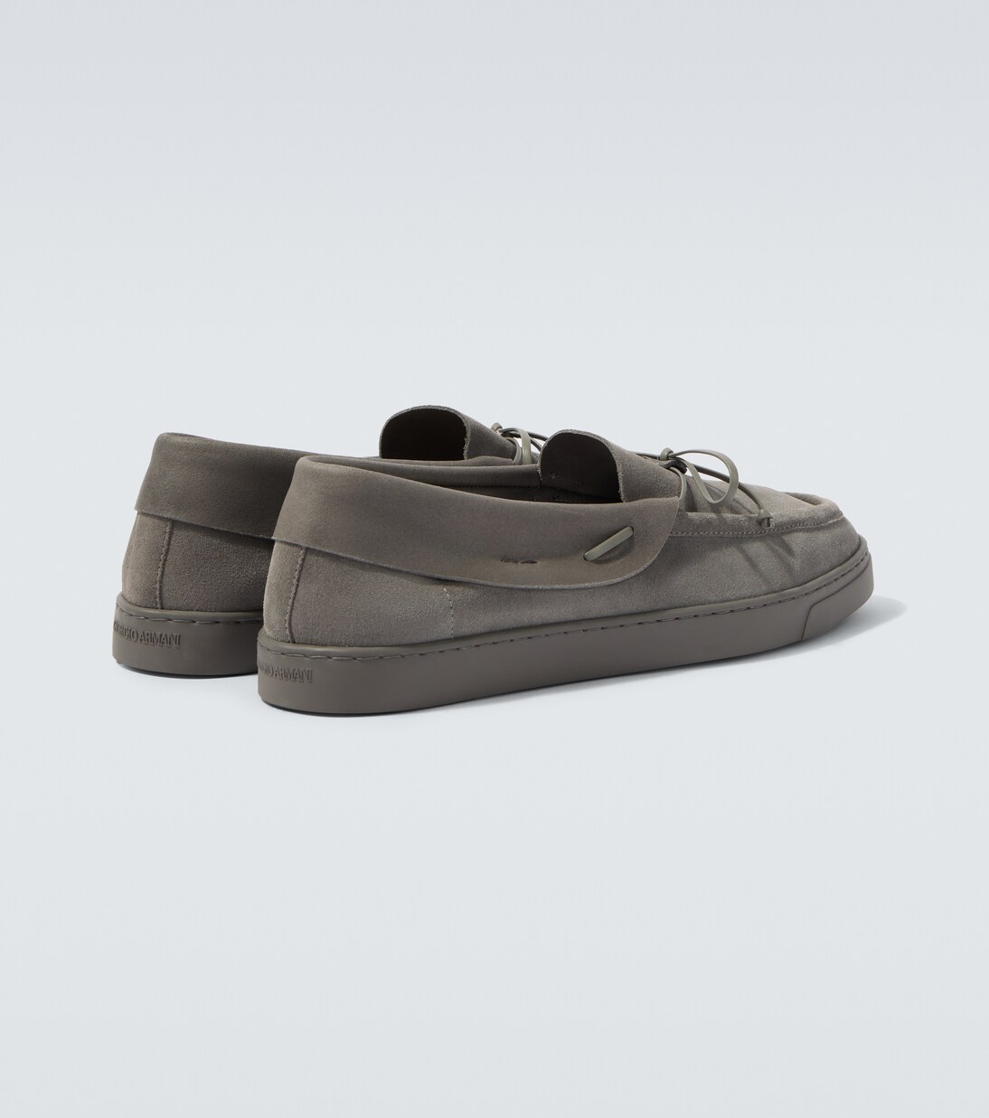 Verzierte Loafers aus Veloursleder | Giorgio Armani