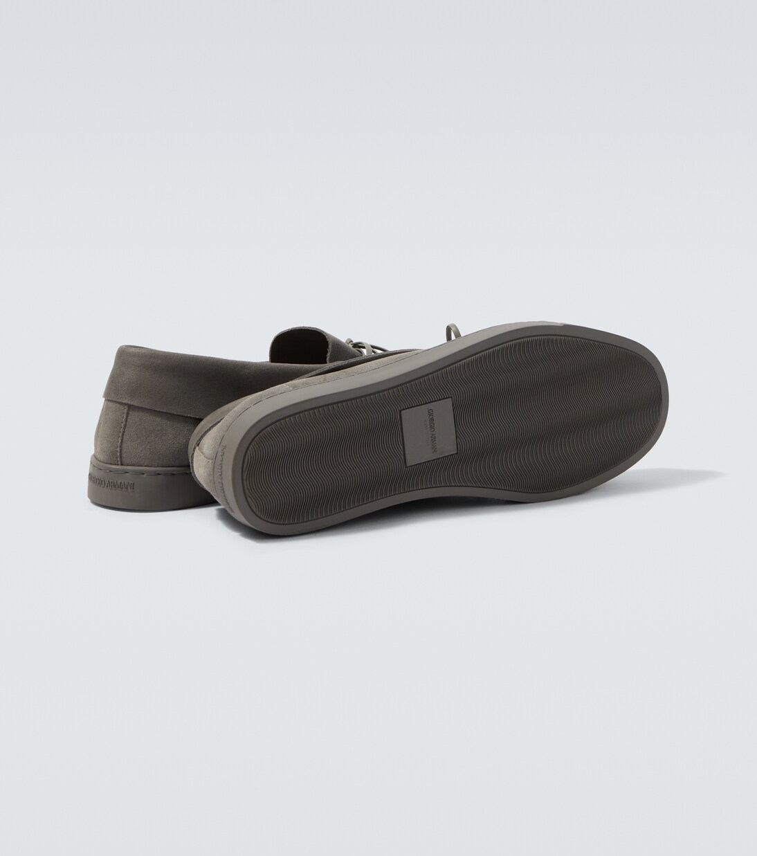 Verzierte Loafers aus Veloursleder | Giorgio Armani