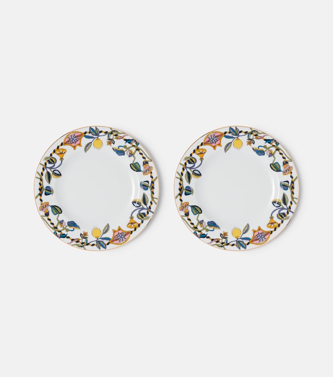 Borboni White陶瓷餐盘两件套 | La DoubleJ