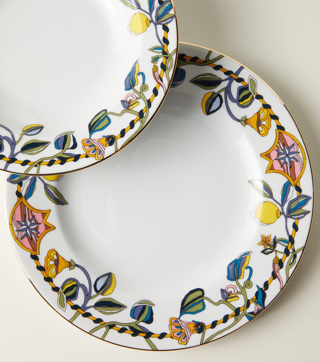 Borboni White陶瓷餐盘两件套 | La DoubleJ