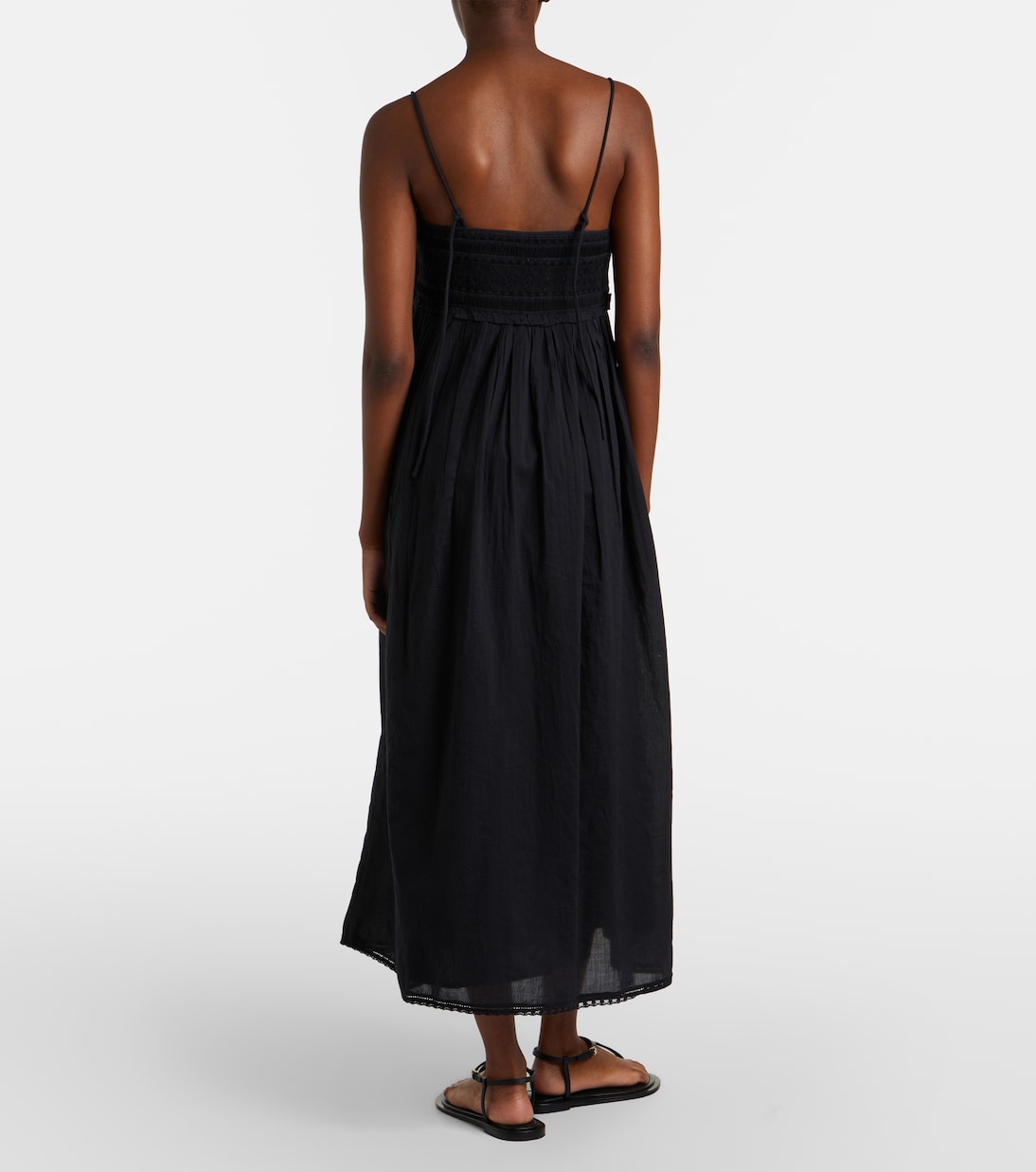 Midikleid Danielle aus Baumwolle und Spitze | Posse