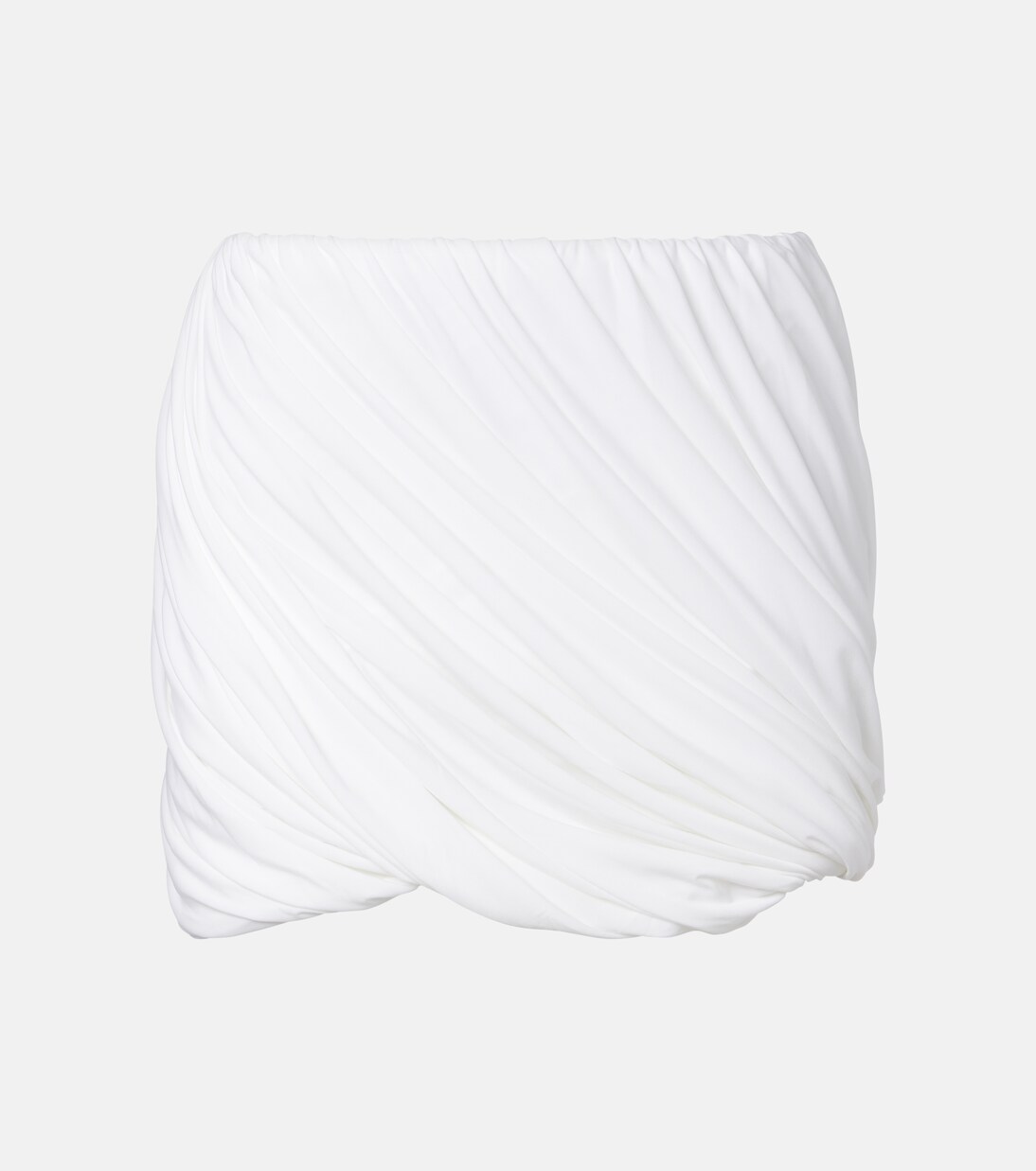 Twist jersey miniskirt | Norma Kamali