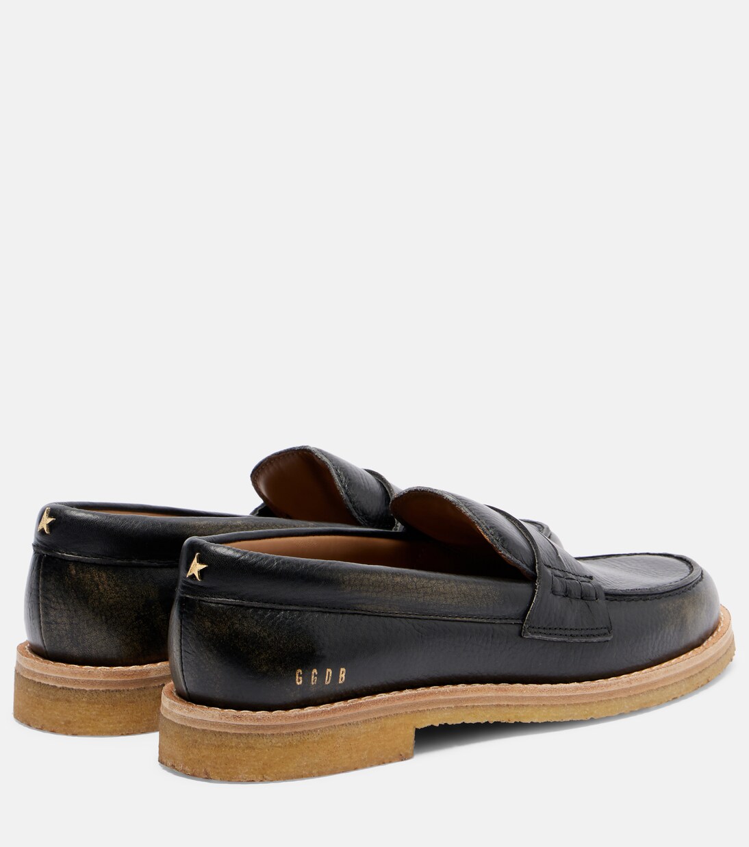 Jerry distressed leather penny loafers | Golden Goose