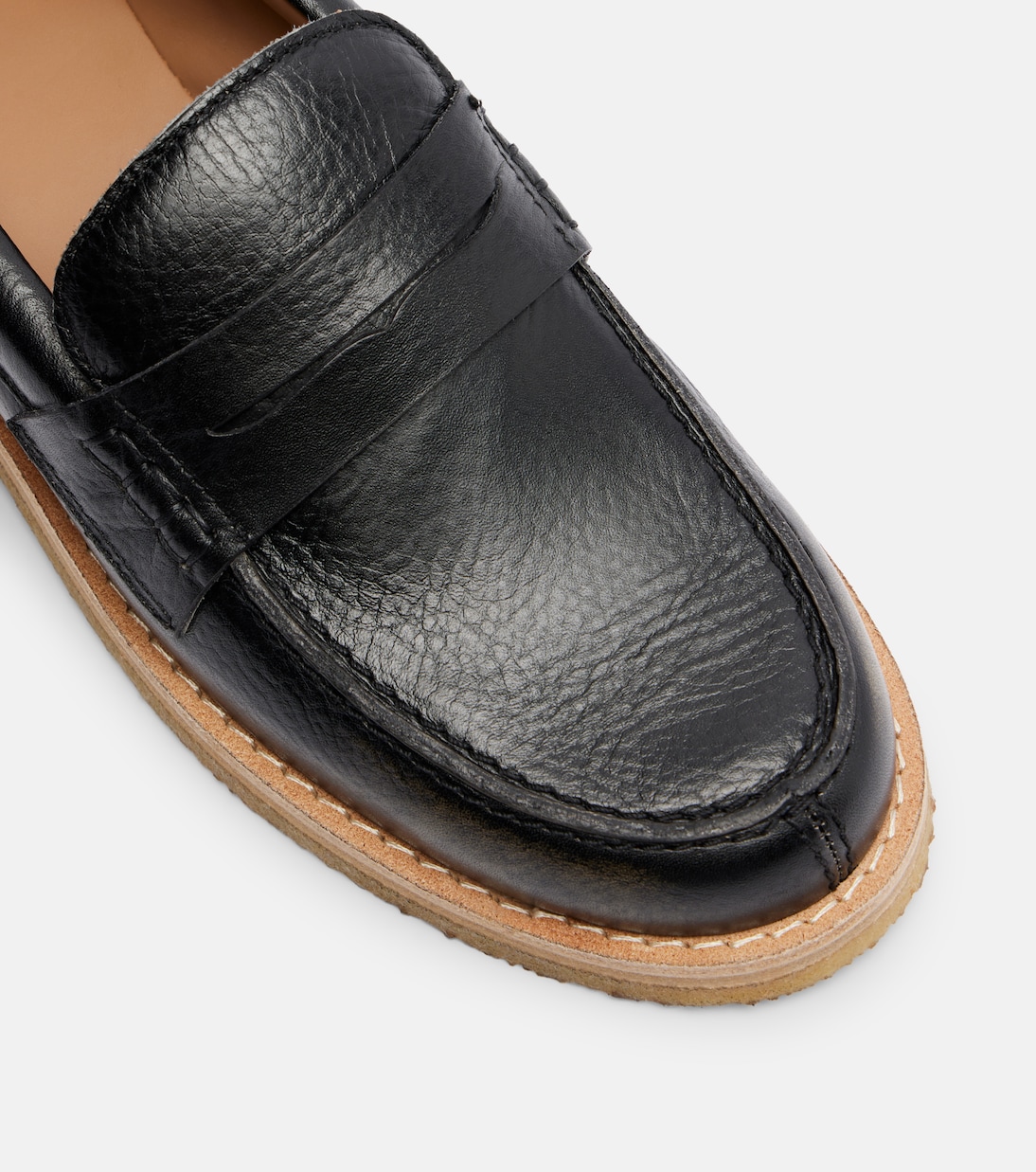 Jerry distressed leather penny loafers | Golden Goose