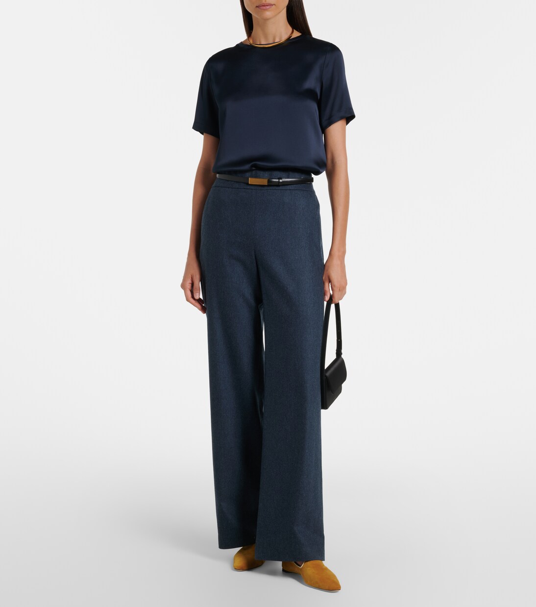 Wool and cashmere wide-leg pants | Eleventy