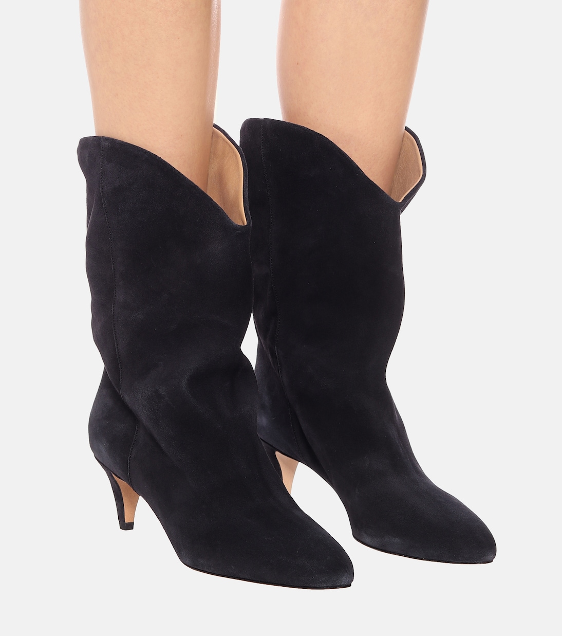 Ankle Boots Dernee aus Veloursleder | Isabel Marant