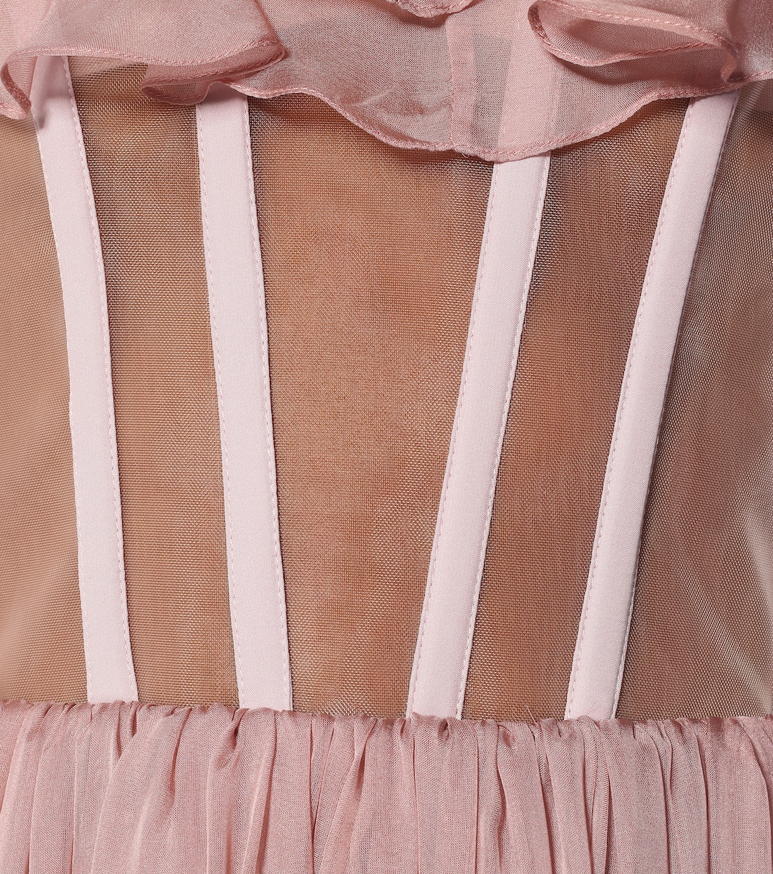 Off-Shoulder-Robe aus Seide | Rasario