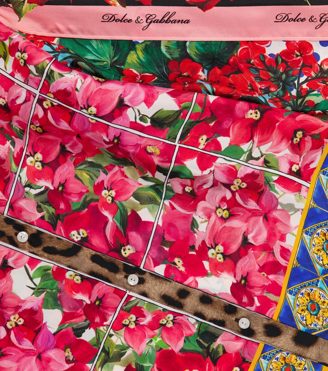 Floral silk shirt | Dolce&Gabbana Kids