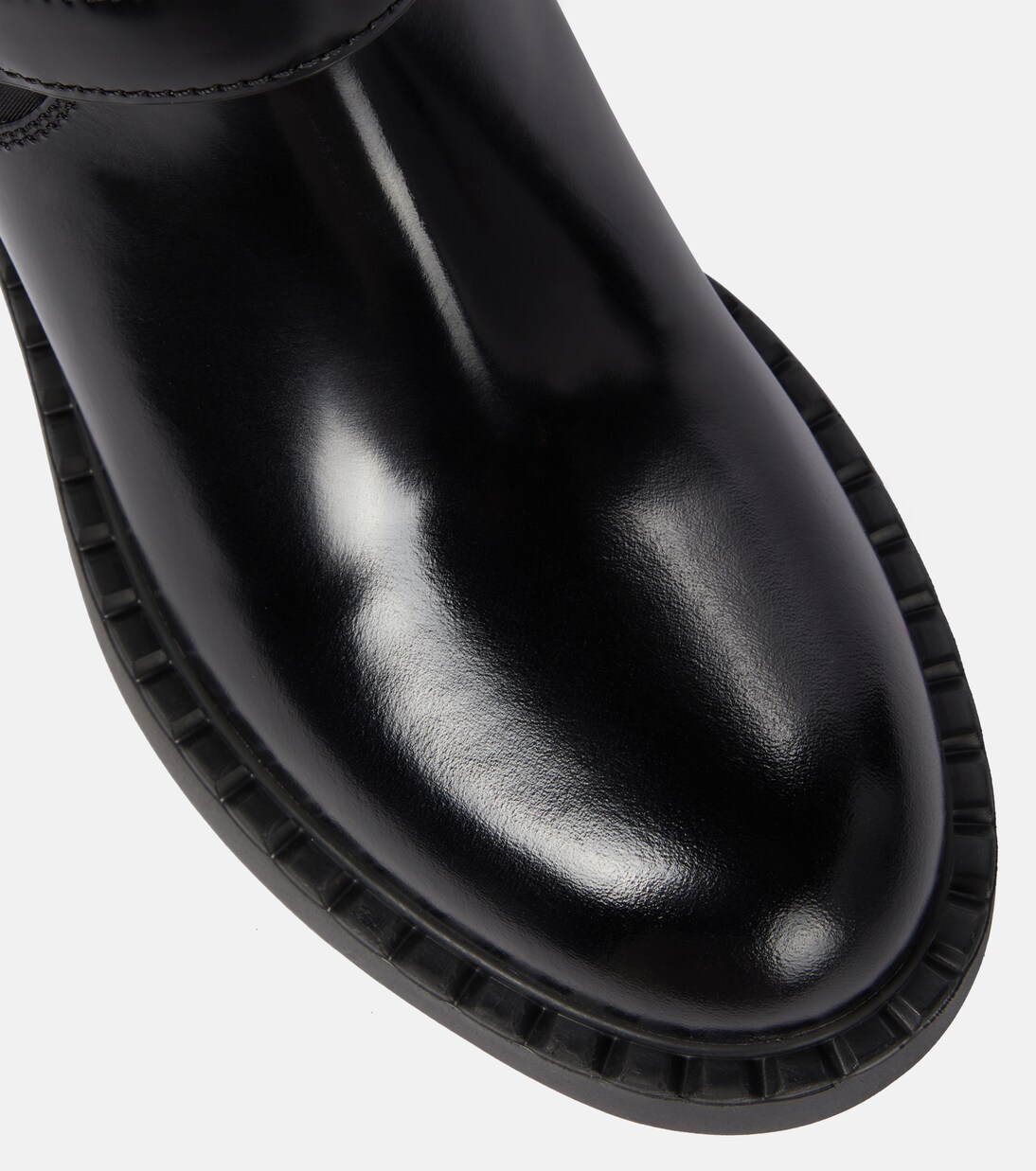 Re-Nylon and leather ankle boots | Prada