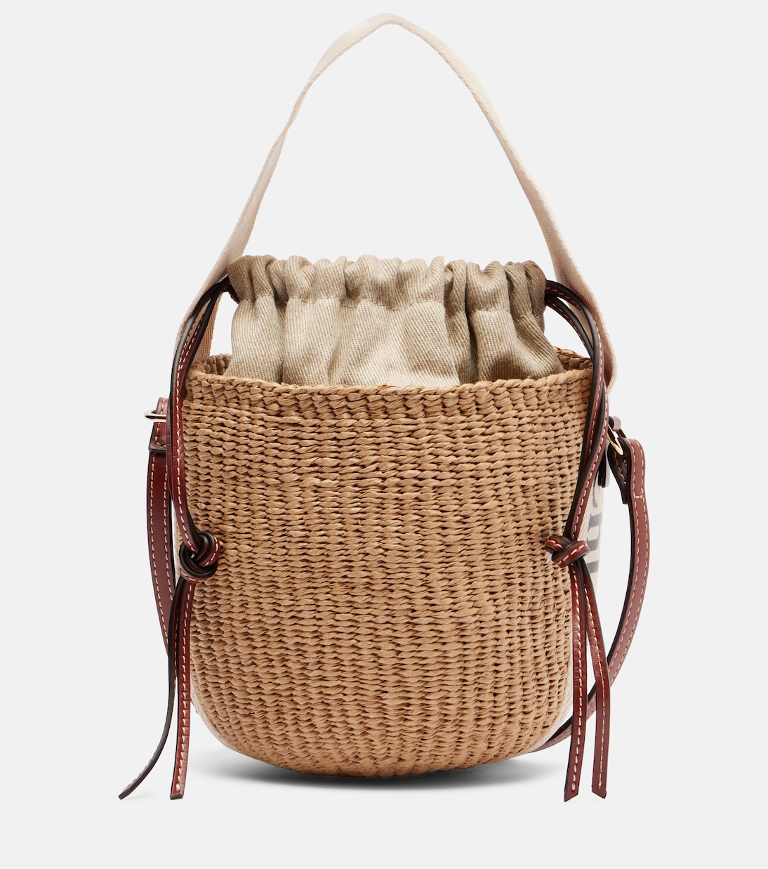 Bolso saco Woody Small de rafia | Chloé