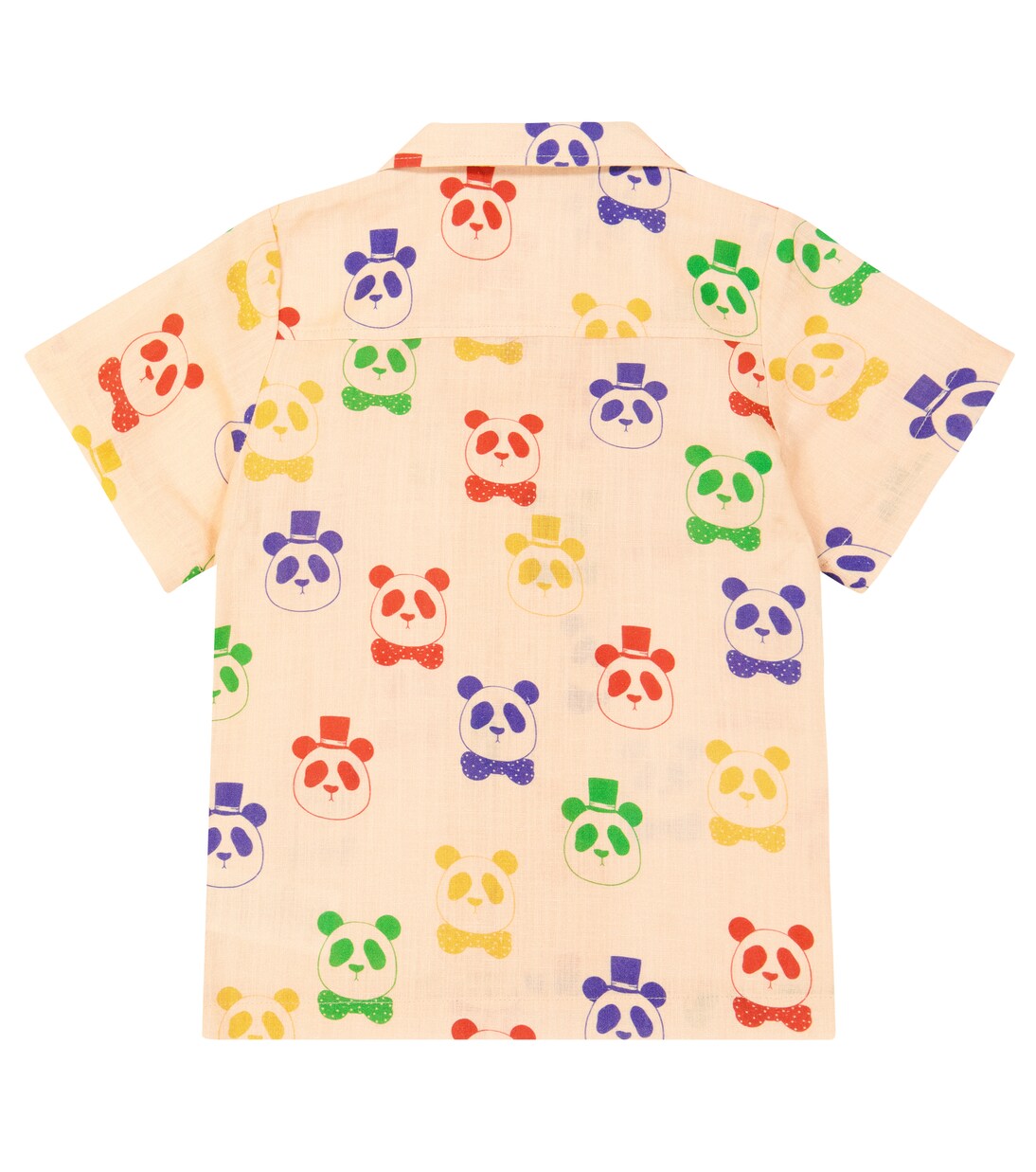 Printed linen and cotton shirt | Mini Rodini