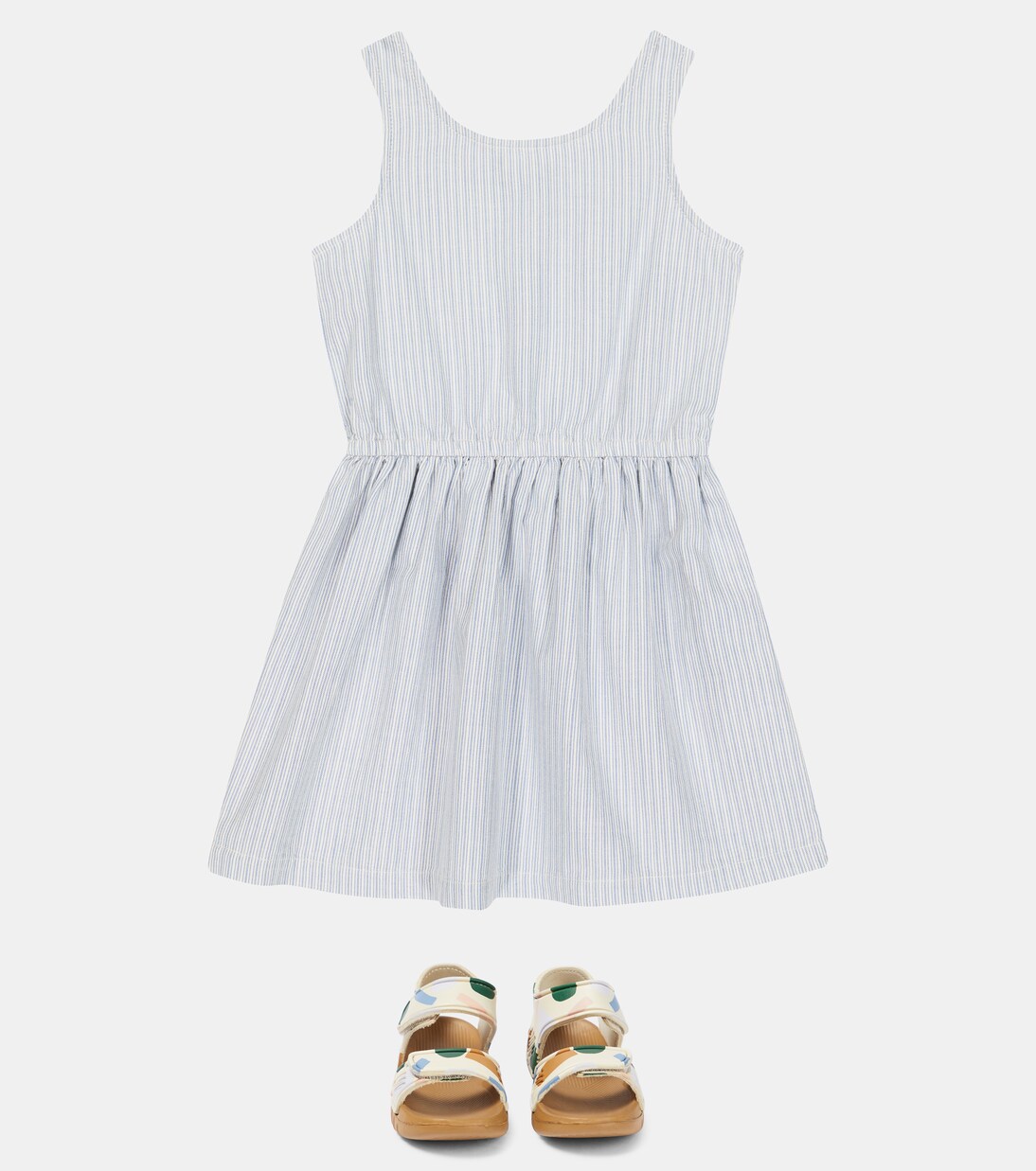 Idaho striped cotton dress | Liewood