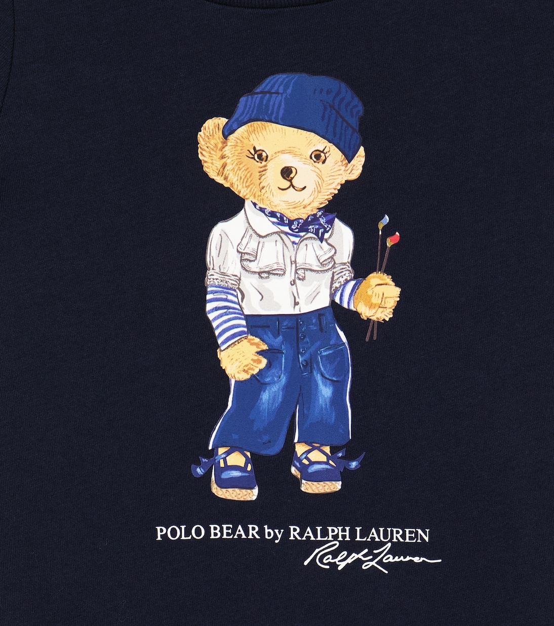 Baby Polo Bear cotton jersey T-shirt | Polo Ralph Lauren Kids