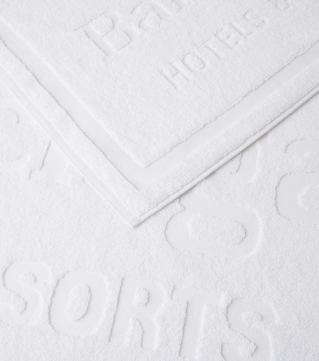 Asciugamano da bagno in cotone con logo | Balenciaga