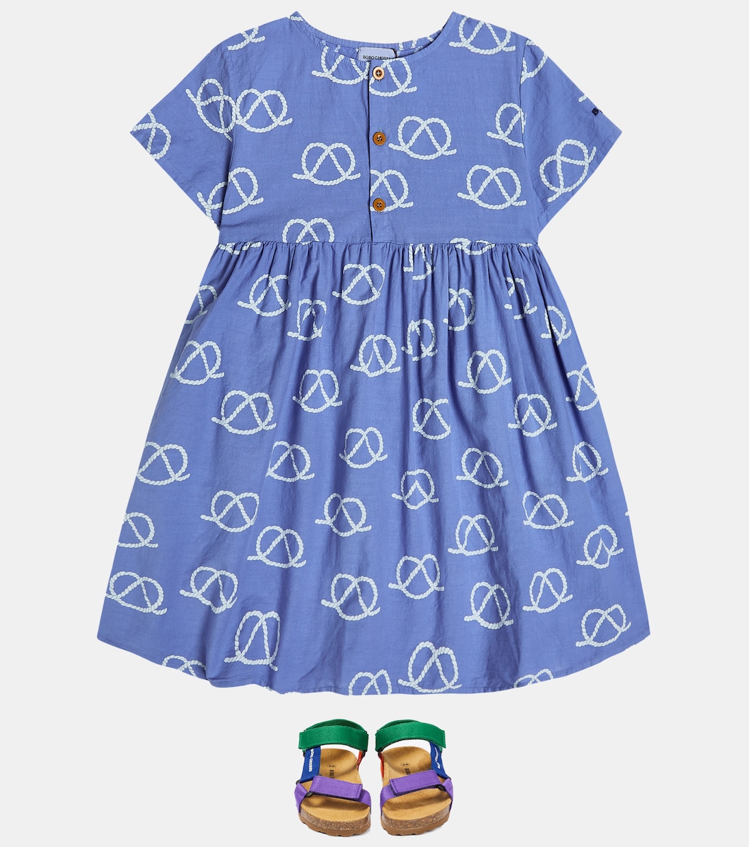 Printed cotton dress | Bobo Choses
