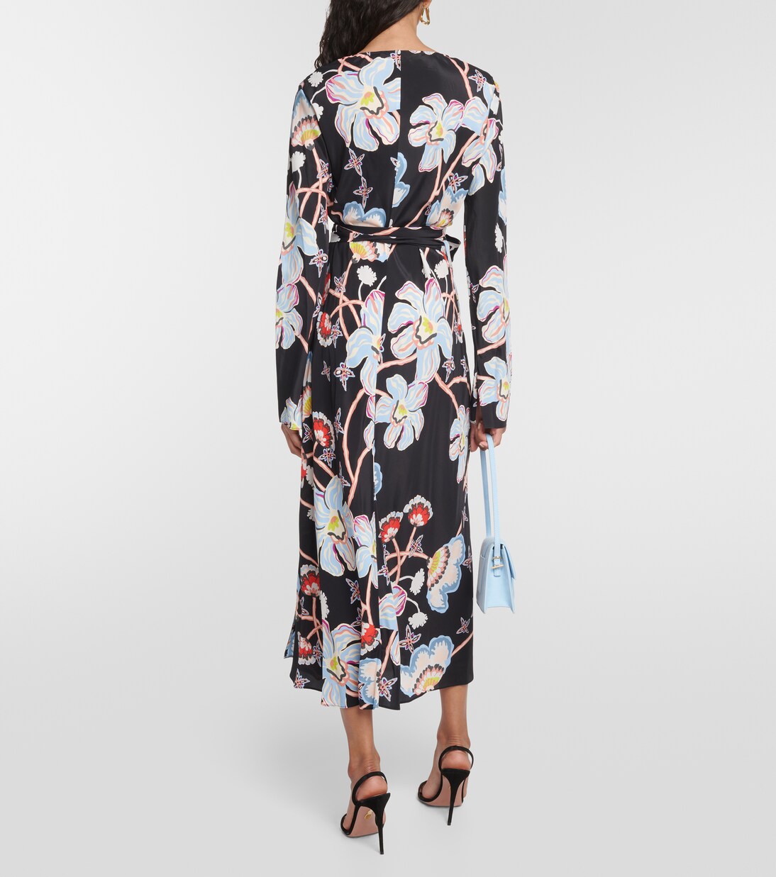 Robe midi Tilly à fleurs | Diane von Furstenberg