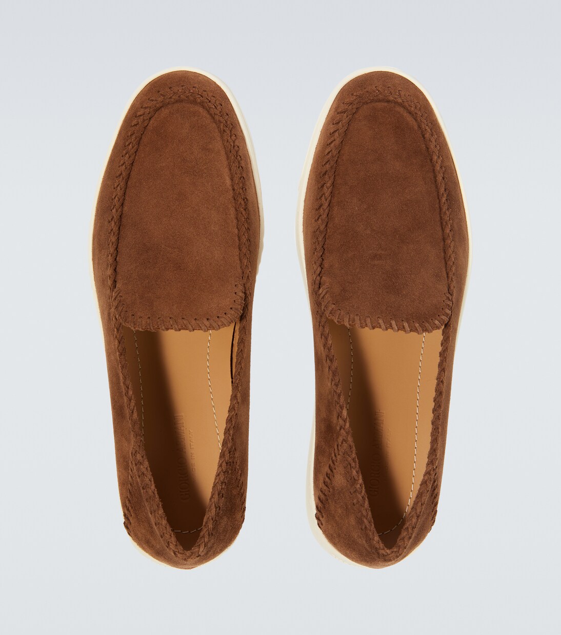 Galleria 3 suede loafers | Giorgio Armani