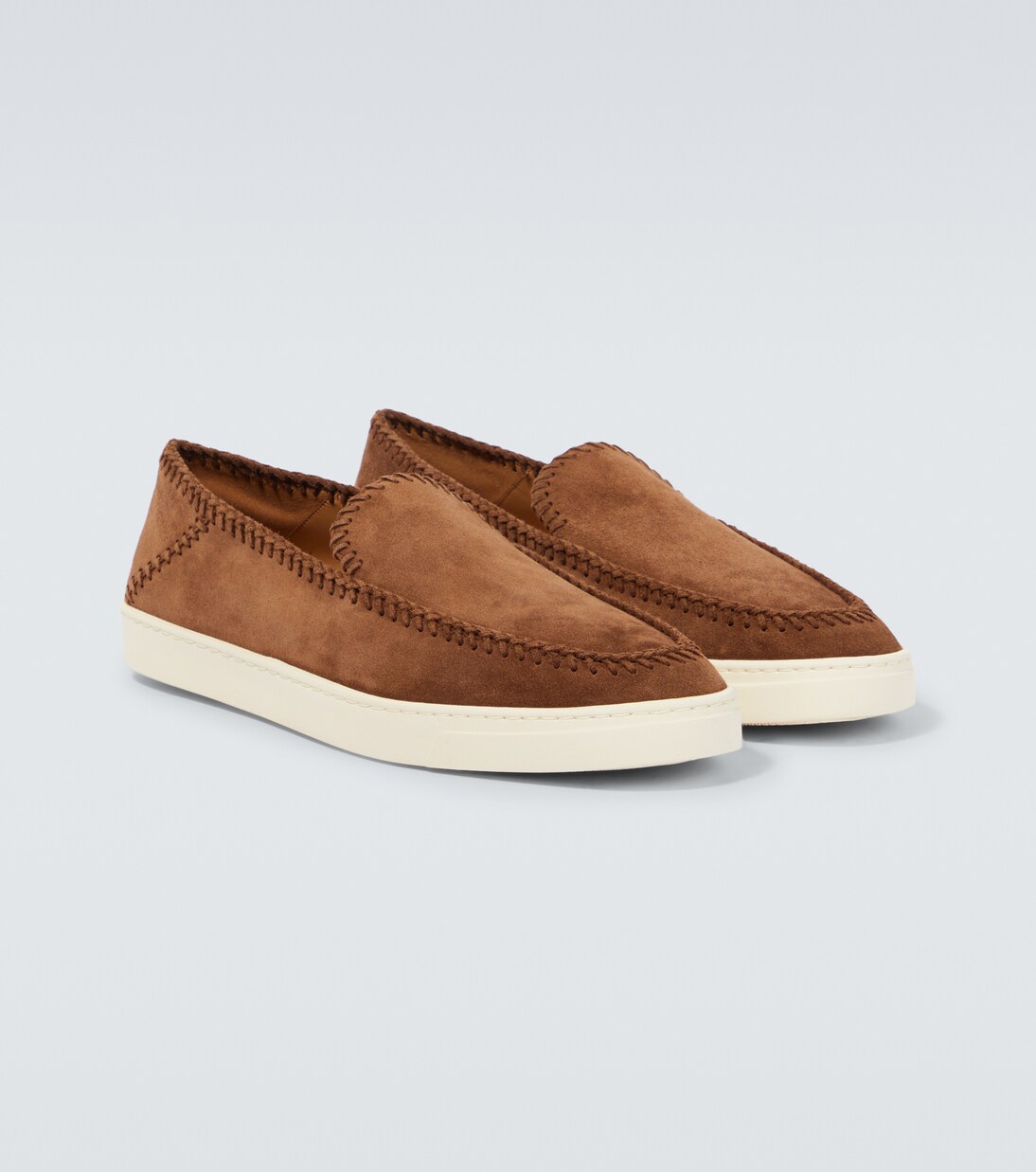 Galleria 3 suede loafers | Giorgio Armani
