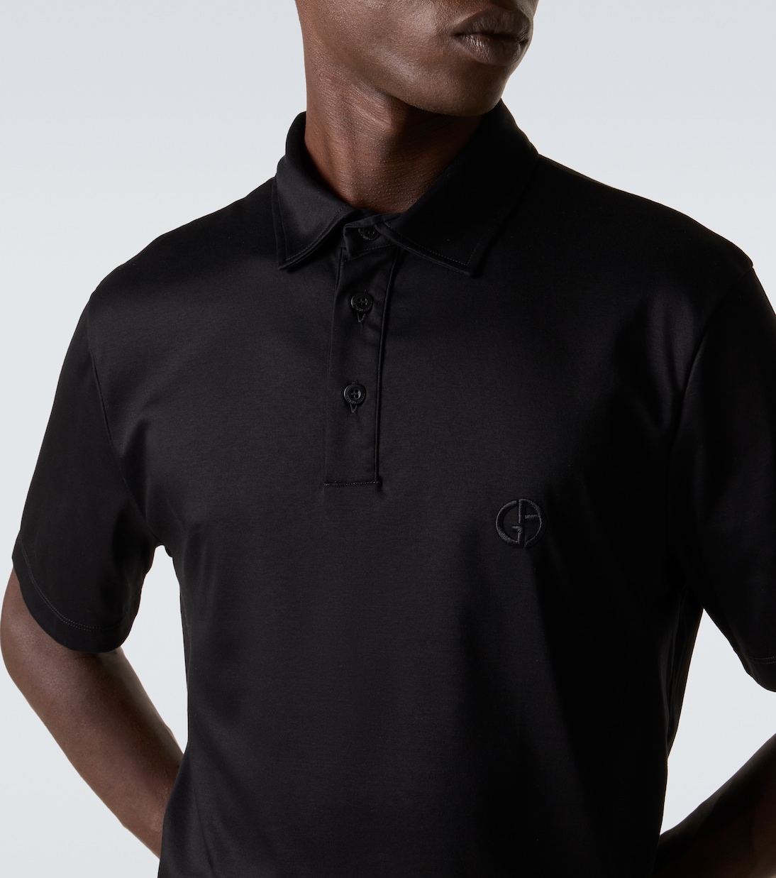 Polo en mezcla de algodón | Giorgio Armani