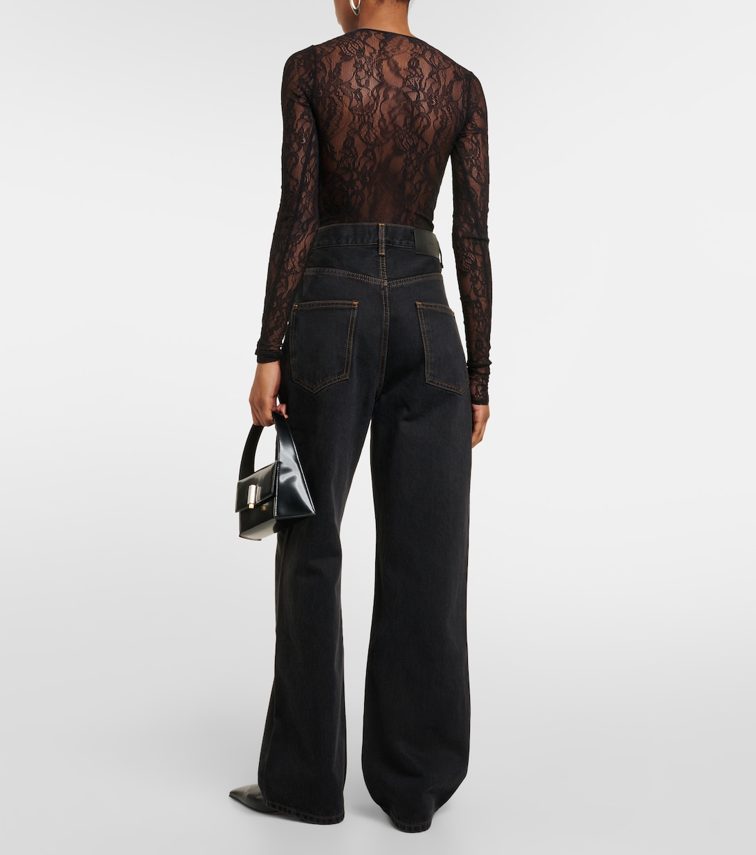 High-Rise Straight Jeans | Wardrobe.NYC