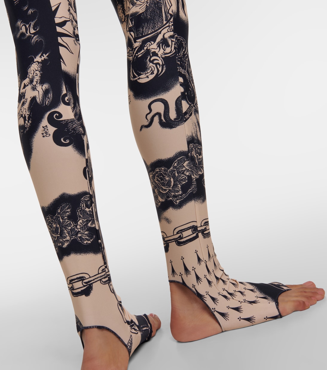 Jumpsuit Heraldique in jersey con stampa | Jean Paul Gaultier