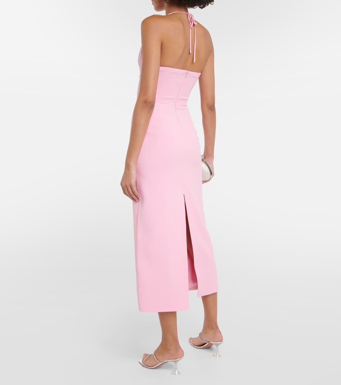 Robe midi à cristaux | David Koma