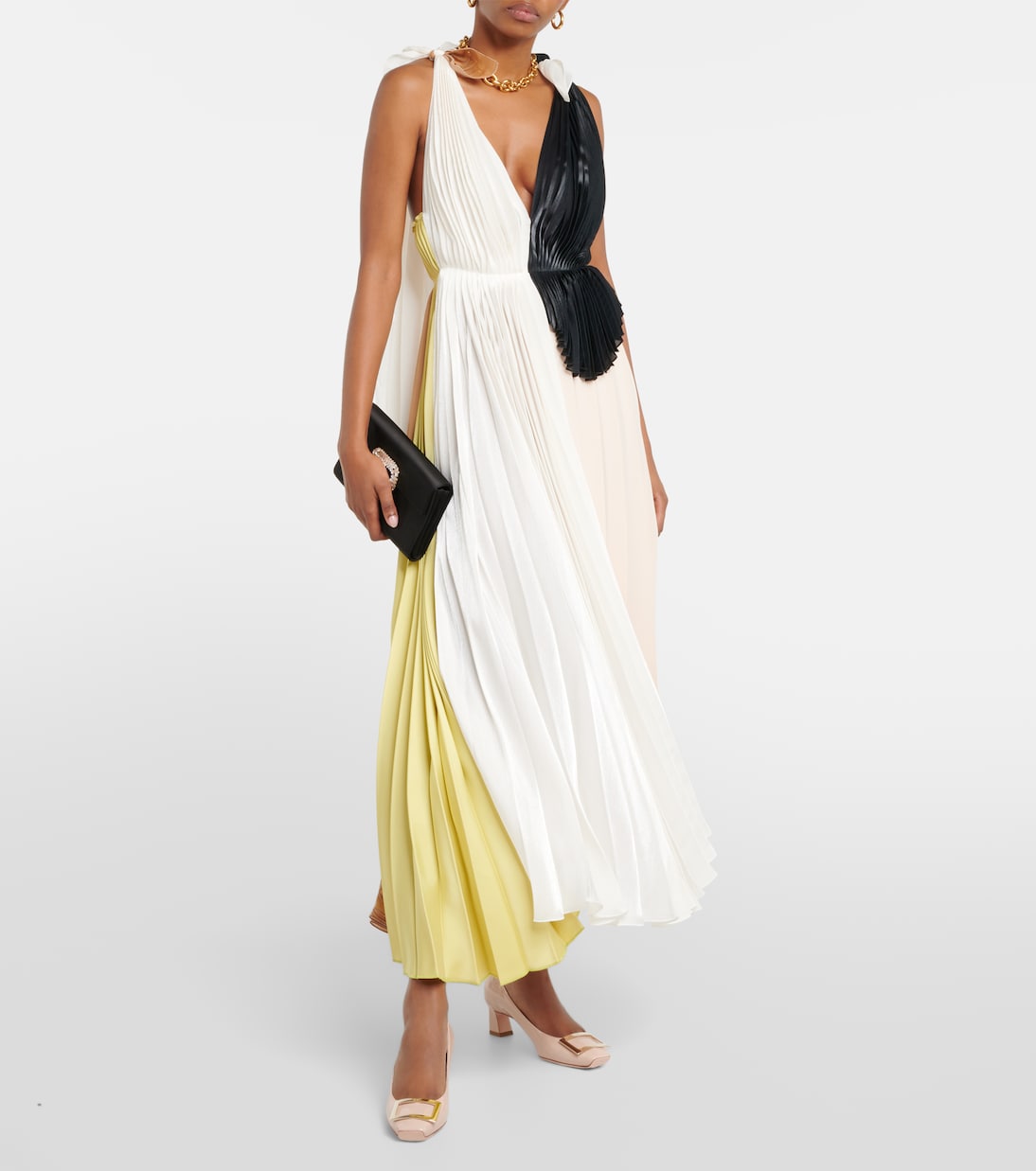 Escarpins Trompette 45 en cuir verni | Roger Vivier