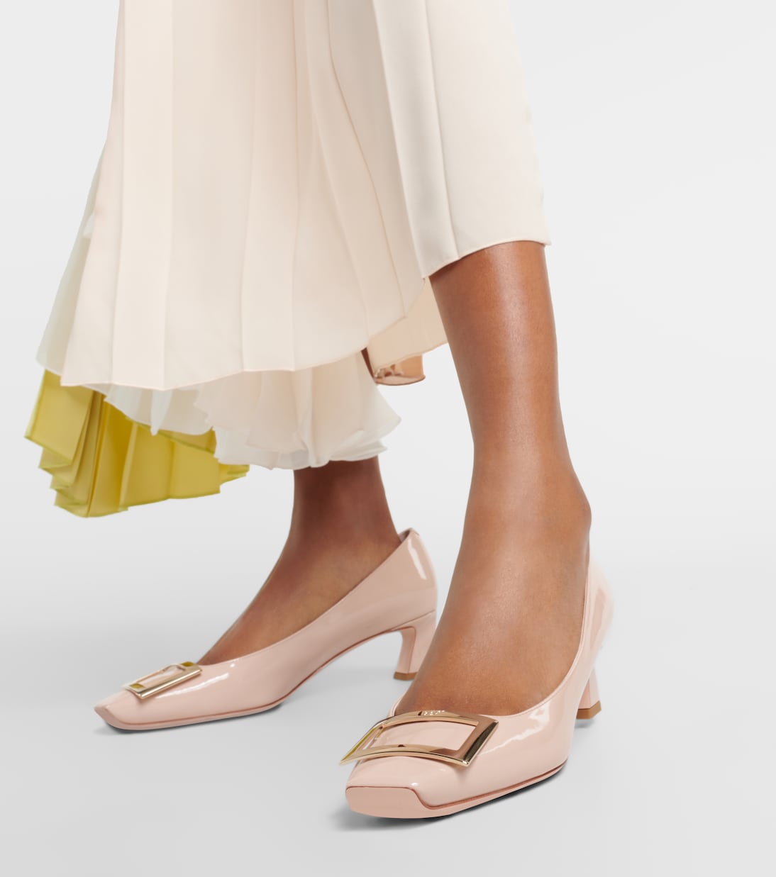 Escarpins Trompette 45 en cuir verni | Roger Vivier