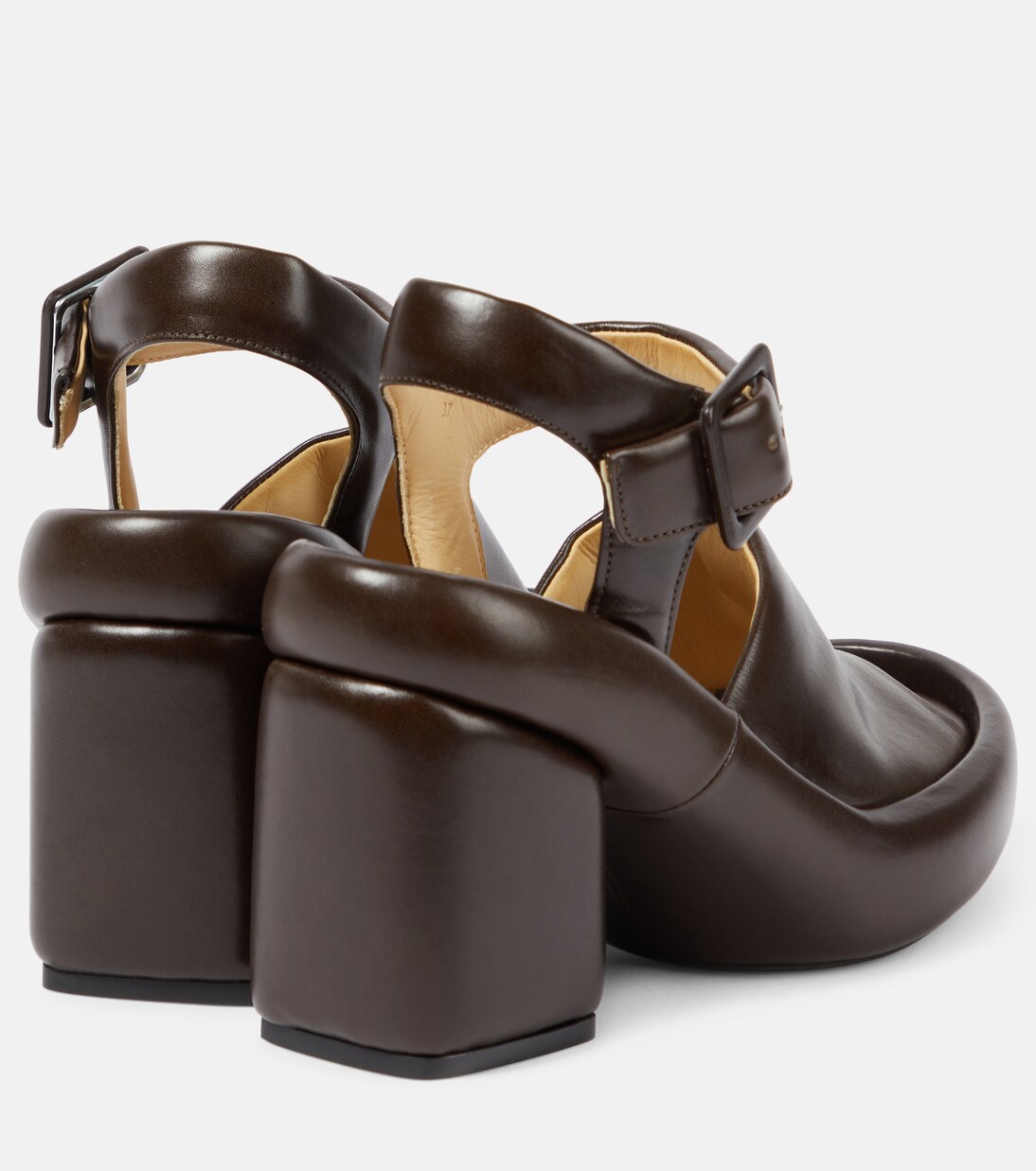 Plateausandalen aus Leder | Lemaire